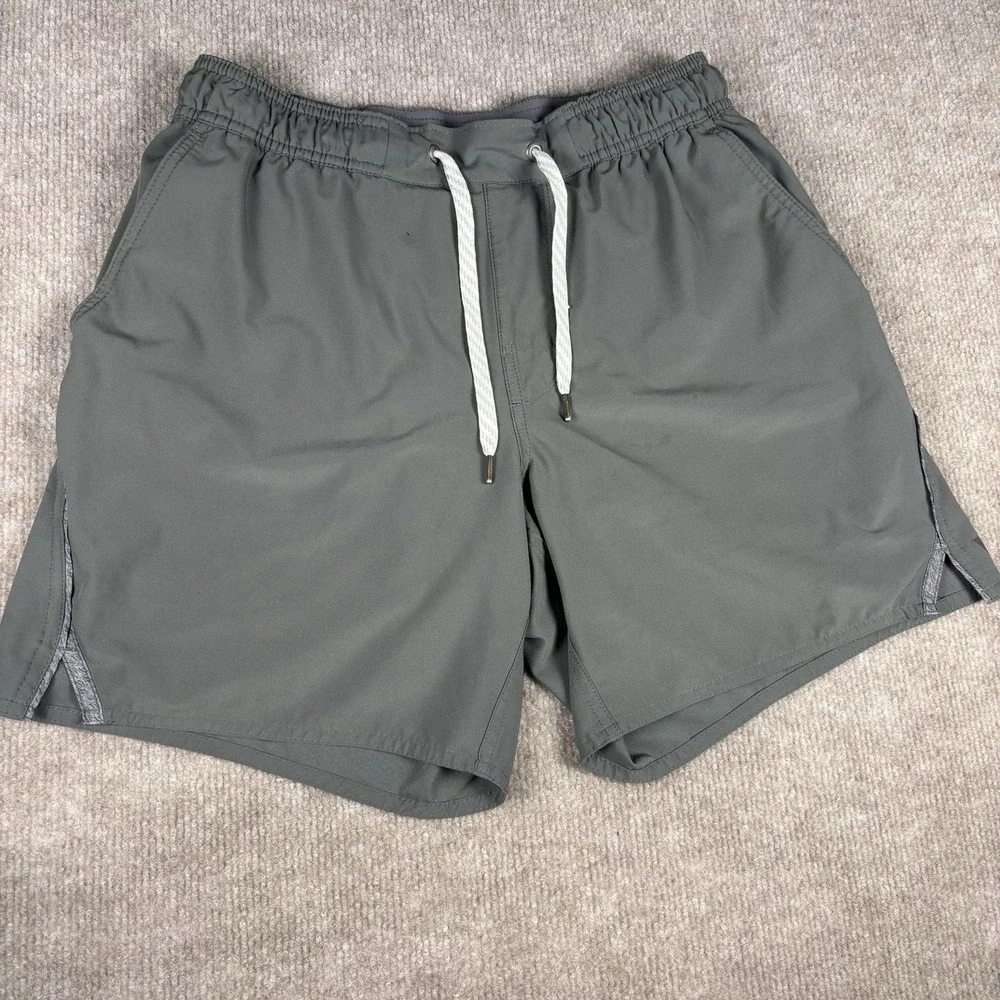 Vuori Banks Shorts Mens S Green Lined 6